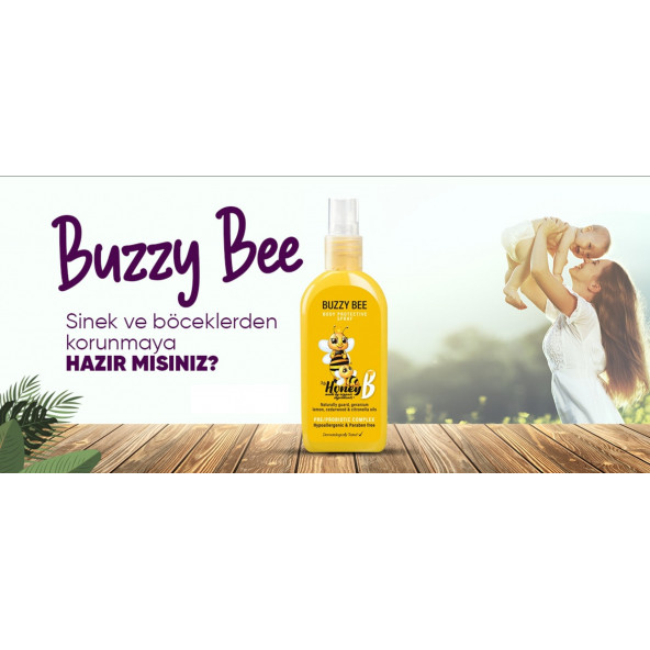 Buzzy Bee Böcek Ve Sinek Kovucu Sprey 98 ml