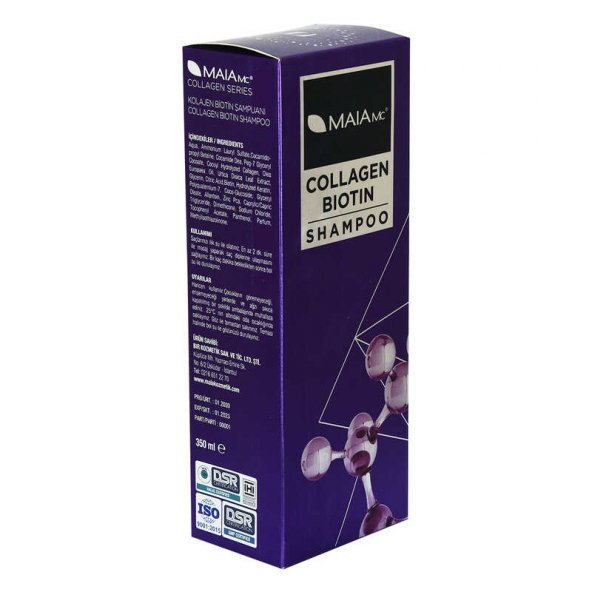 Kolajen Biotin Keratin Şampuanı 350 ML Collagen Biotin Shampoo - 4