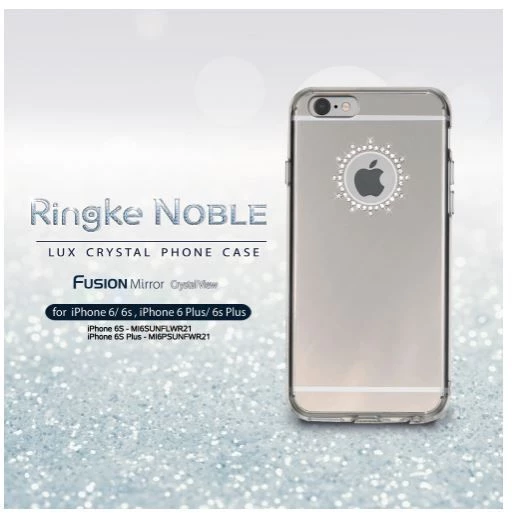 Ringke Noble Fusion iPhone 6s Plus/ 6 Plus ile Uyumlu Taşlı Kılıf Extra Darbe Emici Sun Clear - 4