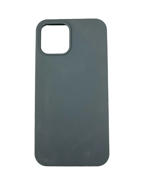 iPhone 12 Pro Max ile Uyumlu Cappy Silikon Kılıf Lacivert - 1