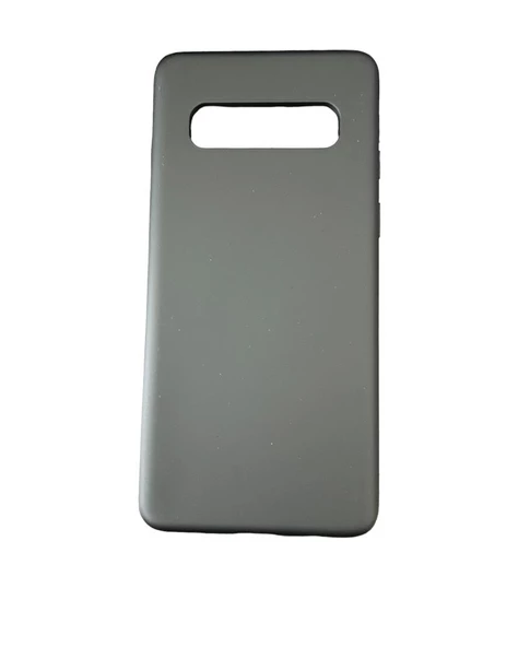 Galaxy S10 ile Uyumlu Cappy Silikon Kılıf Siyah - 1