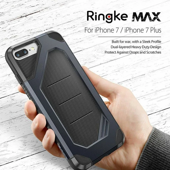 Ringke Max iPhone 7/8 ile Uyumlu KIlıf Royal Gold - 2