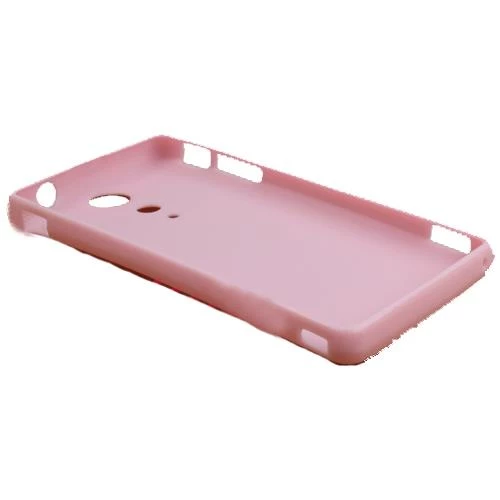 Xperia TX LT29i ile Uyumlu Deluxe Silikon Kılıf Pembe - 2