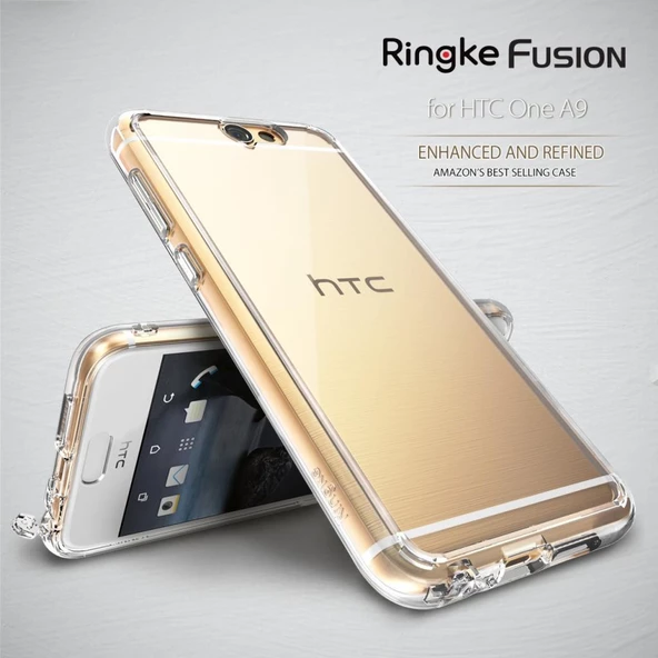 Ringke Fusion ONE A9 ile Uyumlu Kılıf Crystal Clear - Resim 2