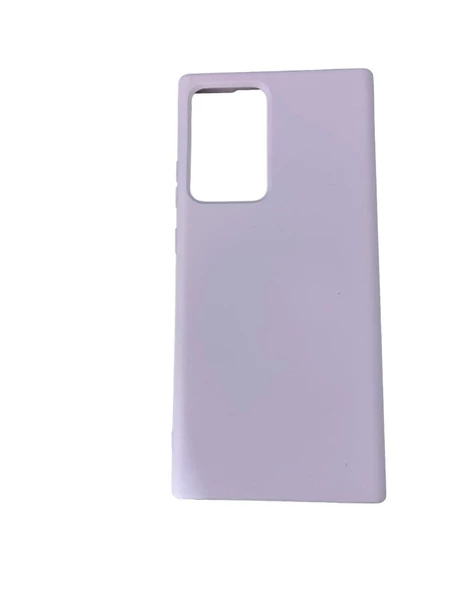 Galaxy Note 20 Ultra ile Uyumlu Cappy Silikon Kılıf Lila - 1