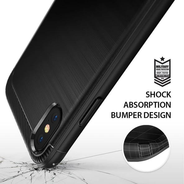 Ringke Onyx iPhone X ile Uyumlu Black - 2