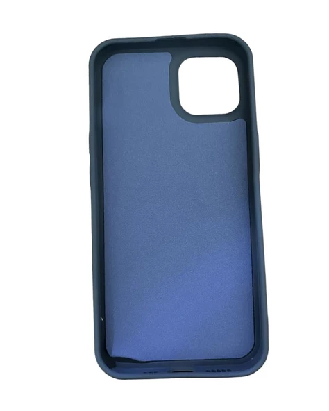 iPhone 13 ile Uyumlu Cappy Silikon Kılıf Lacivert - 2