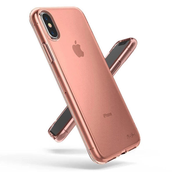 Ringke Air iPhone XS ile Uyumlu KIlıf Rose Gold 1.04 mm - 2