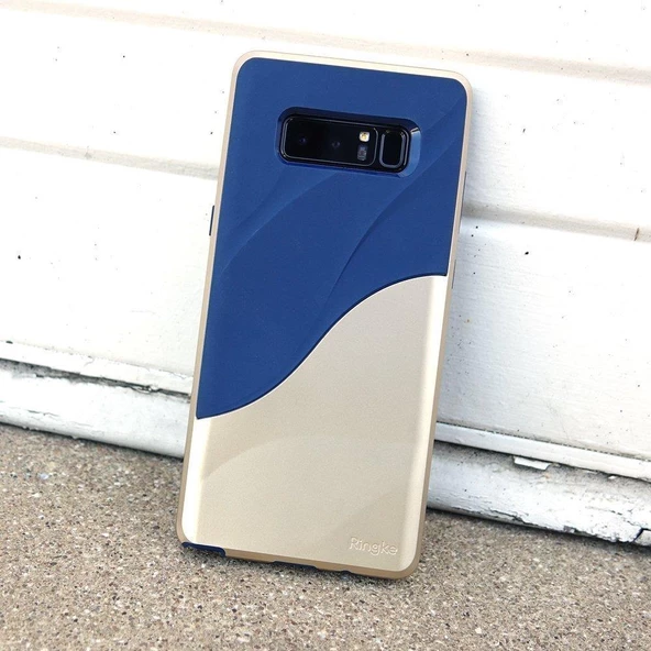 Ringke Wave Galaxy Note 8 ile Uyumlu KIlıf Marina Gold - 4