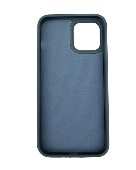 iPhone 12 Pro Max ile Uyumlu Cappy Silikon Kılıf Lacivert - 2