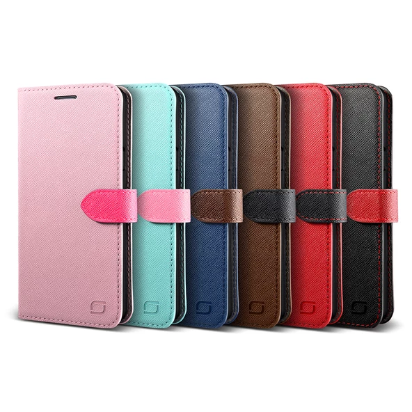 Lific Galaxy Note 5 ile Uyumlu Saffiano Diary Kılıf Black - 2