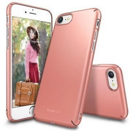 Ringke Slim iPhone 7/8 ile Uyumlu KIlıf Rose Gold İnce Şık Tasarım