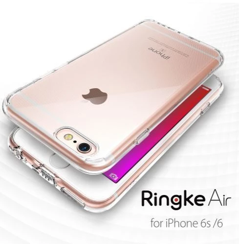 Ringke Air iPhone 6s/ 6 ile Uyumlu KIlıf Rose Gold Ultra Hafif Esnek İnce Renkli Transparan - 2
