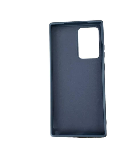 Galaxy Note 20 Ultra ile Uyumlu Cappy Silikon Kılıf Lacivert - 2
