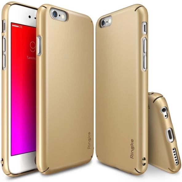 Ringke Slim iPhone 6s Plus/ 6 Plus ile Uyumlu KIlıf Royal Gold ürün görseli