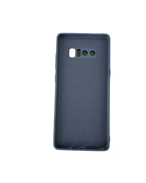 Galaxy Note 8 ile Uyumlu Cappy Silikon Kılıf Lacivert - 2