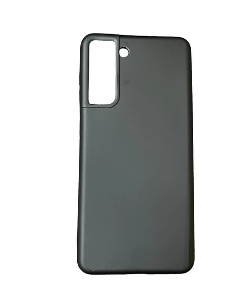 Galaxy S21 ile Uyumlu Cappy Silikon Kılıf Siyah - 1