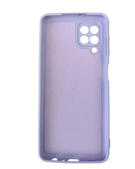 Galaxy A22 ile Uyumlu Cappy Silikon Kılıf Lila - 2