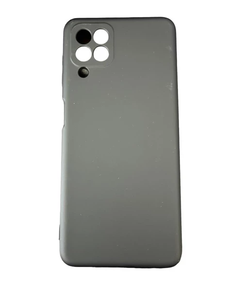 Galaxy A22 ile Uyumlu Cappy Silikon Kılıf Siyah ürün görseli 1