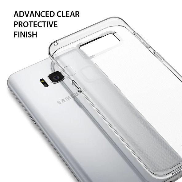 Ringke Air Galaxy S8 Plus ile Uyumlu Kılıf Smoke Black - 3