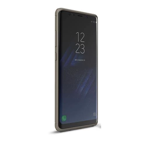 Galaxy Note 8 ile Uyumlu Kılıf Room Silikon Gri - Resim 2
