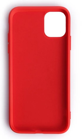 iPhone 11 ile Uyumlu Cappy Silikon Kılıf Kırmızı - 2