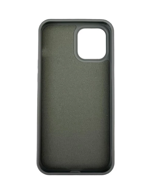 iPhone 12 Pro Max ile Uyumlu Cappy Silikon Kılıf Yeşil - 2