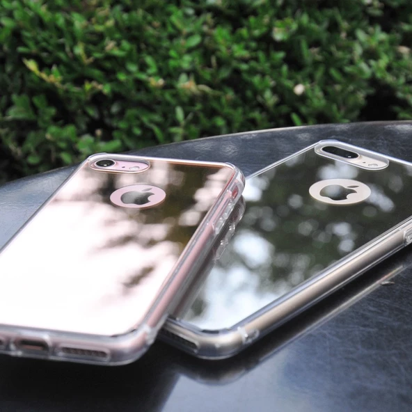 Ringke Mirror Fusion iPhone 7 ile Uyumlu Aynalı Kılıf Royal Gold - 4