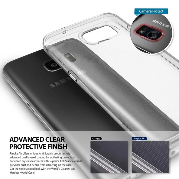 Ringke Air Galaxy S7 ile Uyumlu Kılıf Rose Gold - 3