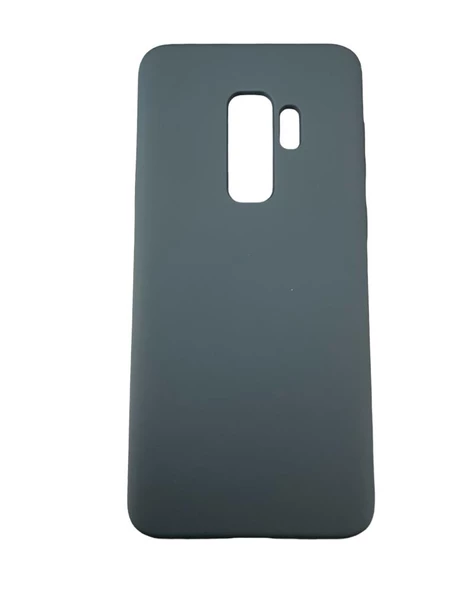 Galaxy S9 Plus ile Uyumlu Cappy Silikon Kılıf Lacivert - 1