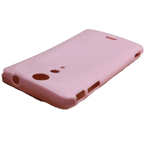 Xperia TX LT29i ile Uyumlu Deluxe Silikon Kılıf Pembe - 1