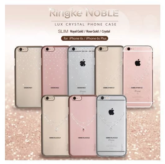 Ringke Noble Fusion iPhone 6s Plus/ 6 Plus ile Uyumlu Taşlı Kılıf Extra Darbe Emici Sun Clear - 2