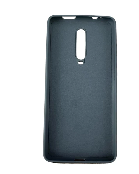 Mi 9T ile Uyumlu Cappy Silikon Kılıf Lacivert - Resim 2