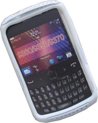BlackBerry 9360 ile Uyumlu Curve Termo Plastik Silikon Kılıf Beyaz Renk - 1