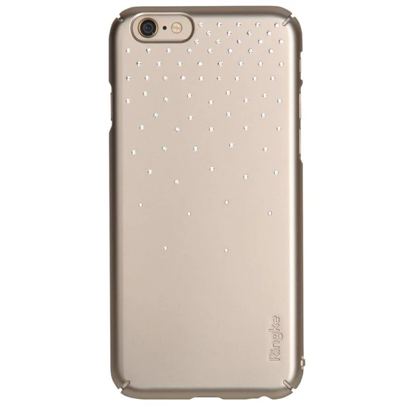 Ringke Noble Slim iPhone 6s/ 6 ile Uyumlu Taşlı Kılıf 4 Tarafı Saran Tam Koruma Royal Gold - 1