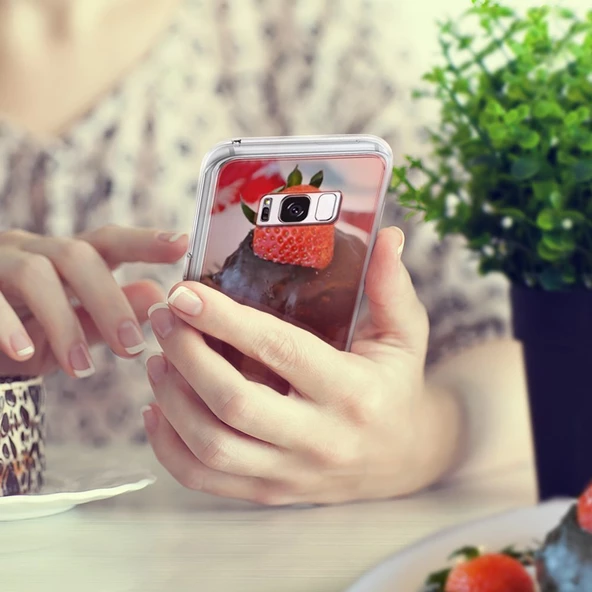 Ringke Mirror Fusion Galaxy S8 Plus ile Uyumlu Aynalı Kılıf Silver - Resim 2