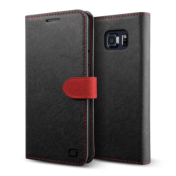 Lific Galaxy Note 5 ile Uyumlu Saffiano Diary Kılıf Black - 3