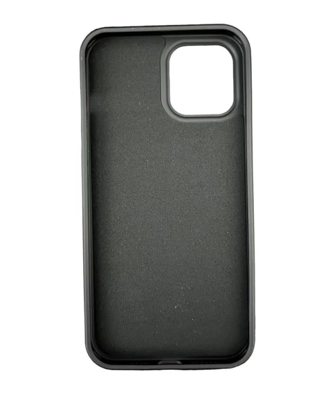 iPhone 12 Pro Max ile Uyumlu Cappy Silikon Kılıf Siyah - 2