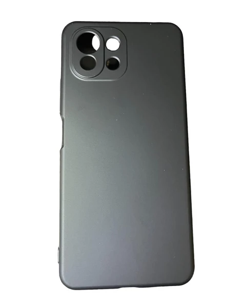 Mi 11 Lite ile Uyumlu Cappy Silikon Kılıf Siyah - 2