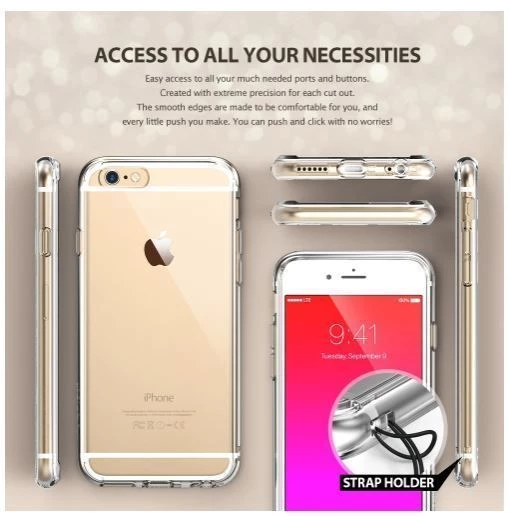 Ringke Fusion iPhone 6s/ 6 ile Uyumlu KIlıf Rose Gold - 4
