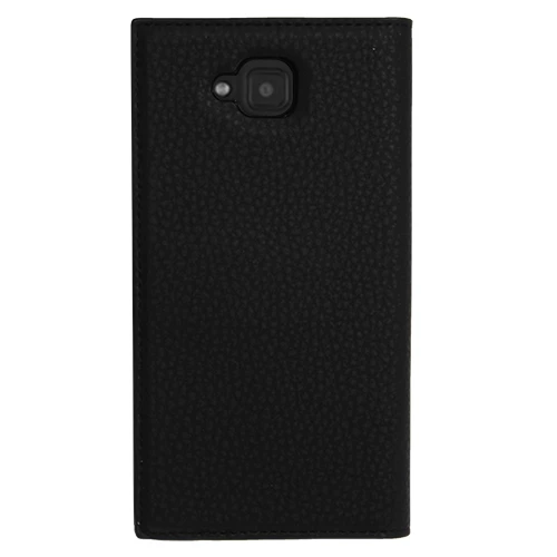 Venus 5V ile Uyumlu Kılıf Yan Model Safir Serisi Siyah - 1