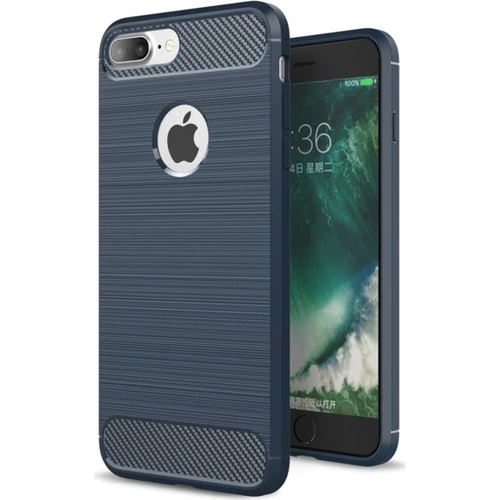 iPhone 7 Plus ile Uyumlu Kılıf Room Silikon Lacivert - 1