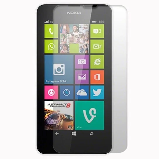 Lumia 630 ile Uyumlu Ekran Koruyucu Şeffaf 1 Adet - 1