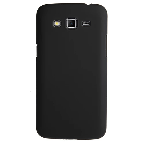Galaxy Grand 2 G7100 ile Uyumlu Sert Kauçuk Kılıf Siyah - 1