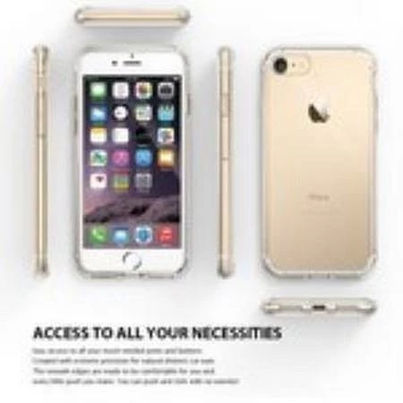 Ringke Fusion iPhone 7/8 ile Uyumlu KIlıf Crystal Clear TPU Bumper Extra Darbe Emici - 2