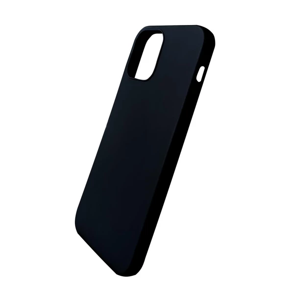 iPhone 12 (6.1") ile Uyumlu Nxe Desing Silikon Kılıf  Siyah - Resim 2