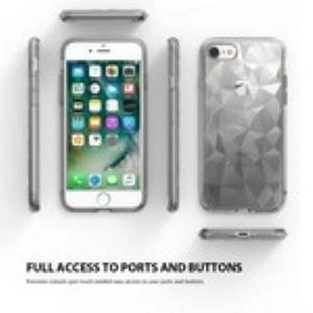 Ringke Air Prism 3D Elmas Yansıması iPhone 7/8 Plus ile Uyumlu KIlıf Clear Ultra Hafif Esnek İnce Şeffaf Transparan - Resim 3