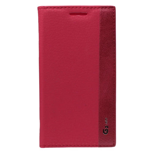 G2 Mini D610 ile Uyumlu Magnum Serisi Yan Model Kapaklı Kılıf Kırmızı - 1