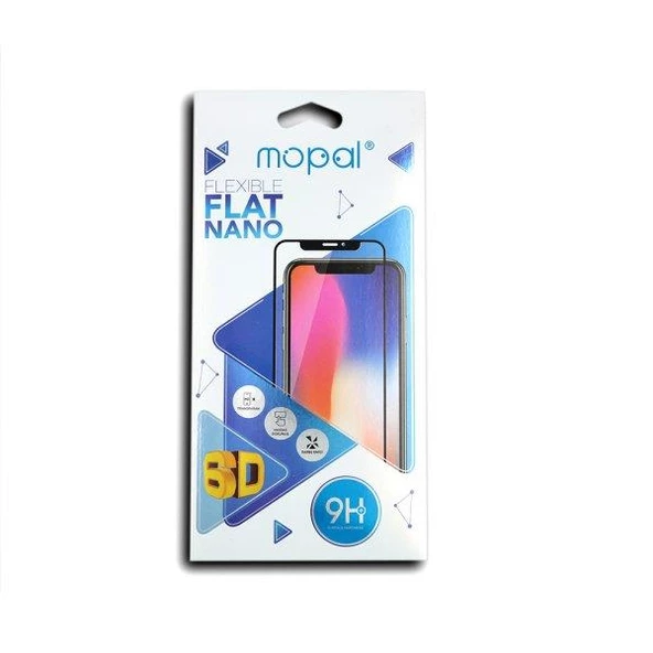 A5/A9 2020 ile Uyumlu Flexible Flat 6D Nano Ekran Koruyucu Siyah - 2