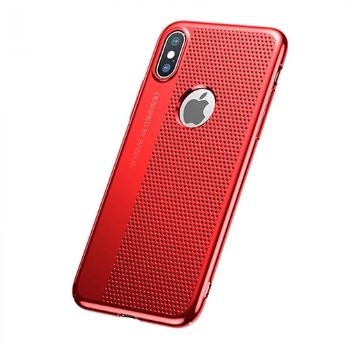 Baseus iPhone X ile Uyumlu Bright Case Kırmızı WIAPIPHX-MX09